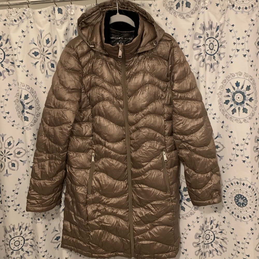 Andrew Marc Lightweight Packable Down Coat - XL